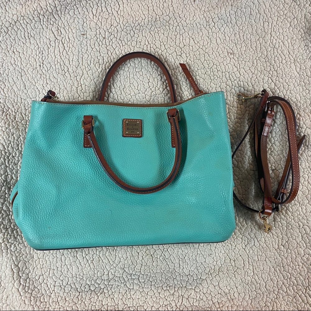 Authentic Dooney & Burke Tote w/Crossbody Strap